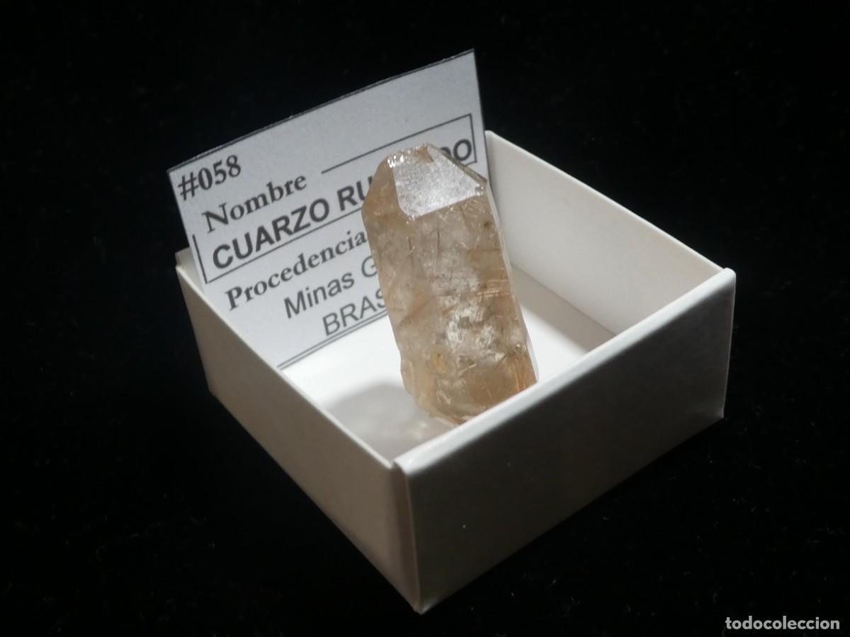 Coleccionismo de minerales: (058) CUARZO RUTILADO, BRASIL. - Foto 4