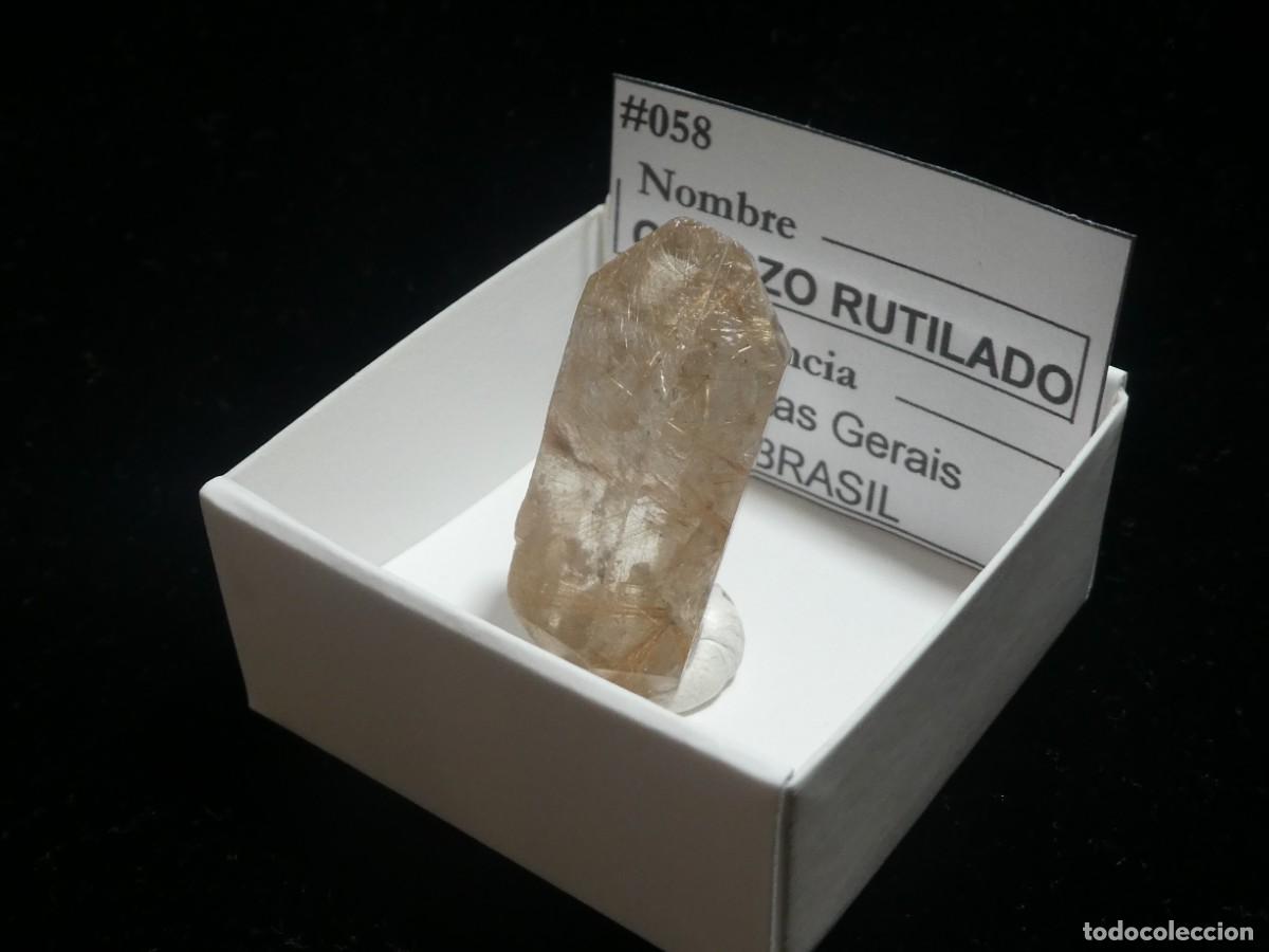 Coleccionismo de minerales: (058) CUARZO RUTILADO, BRASIL. - Foto 5