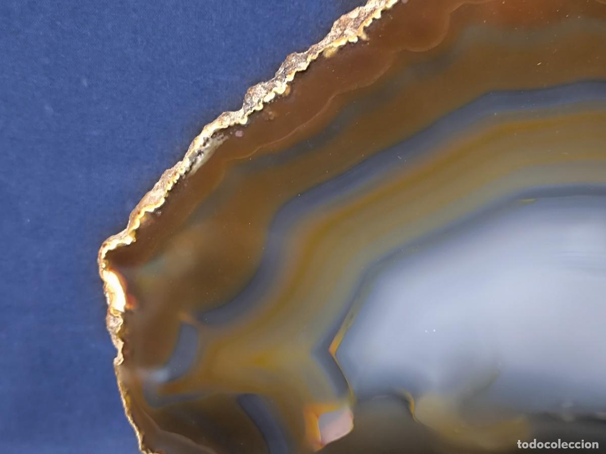 Coleccionismo de minerales: PLACA MINERAL REALIZADA EN AGATA - Foto 6