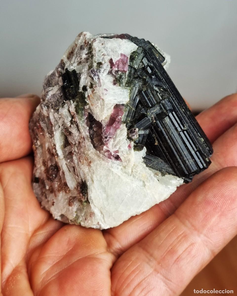 Coleccionismo de minerales: Turmalinas sobre matriz de feldespato - Foto 7