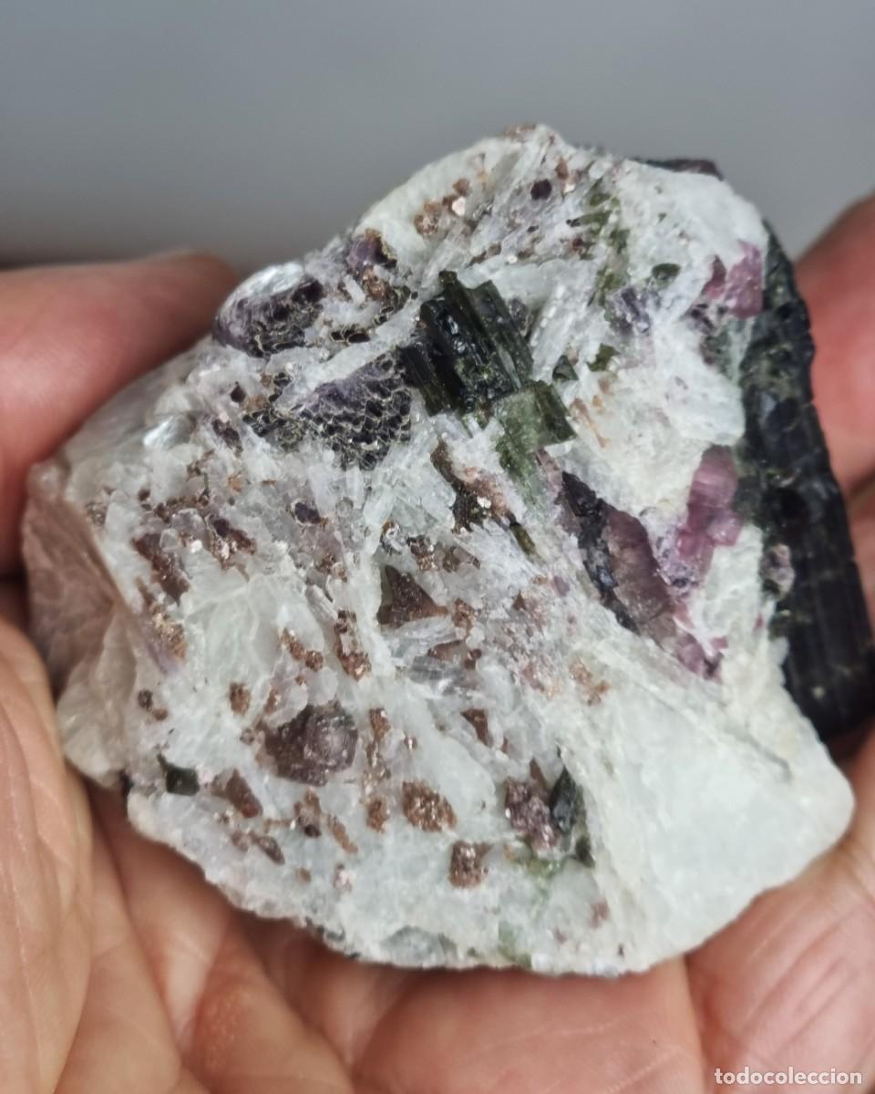 Coleccionismo de minerales: Turmalinas sobre matriz de feldespato - Foto 8