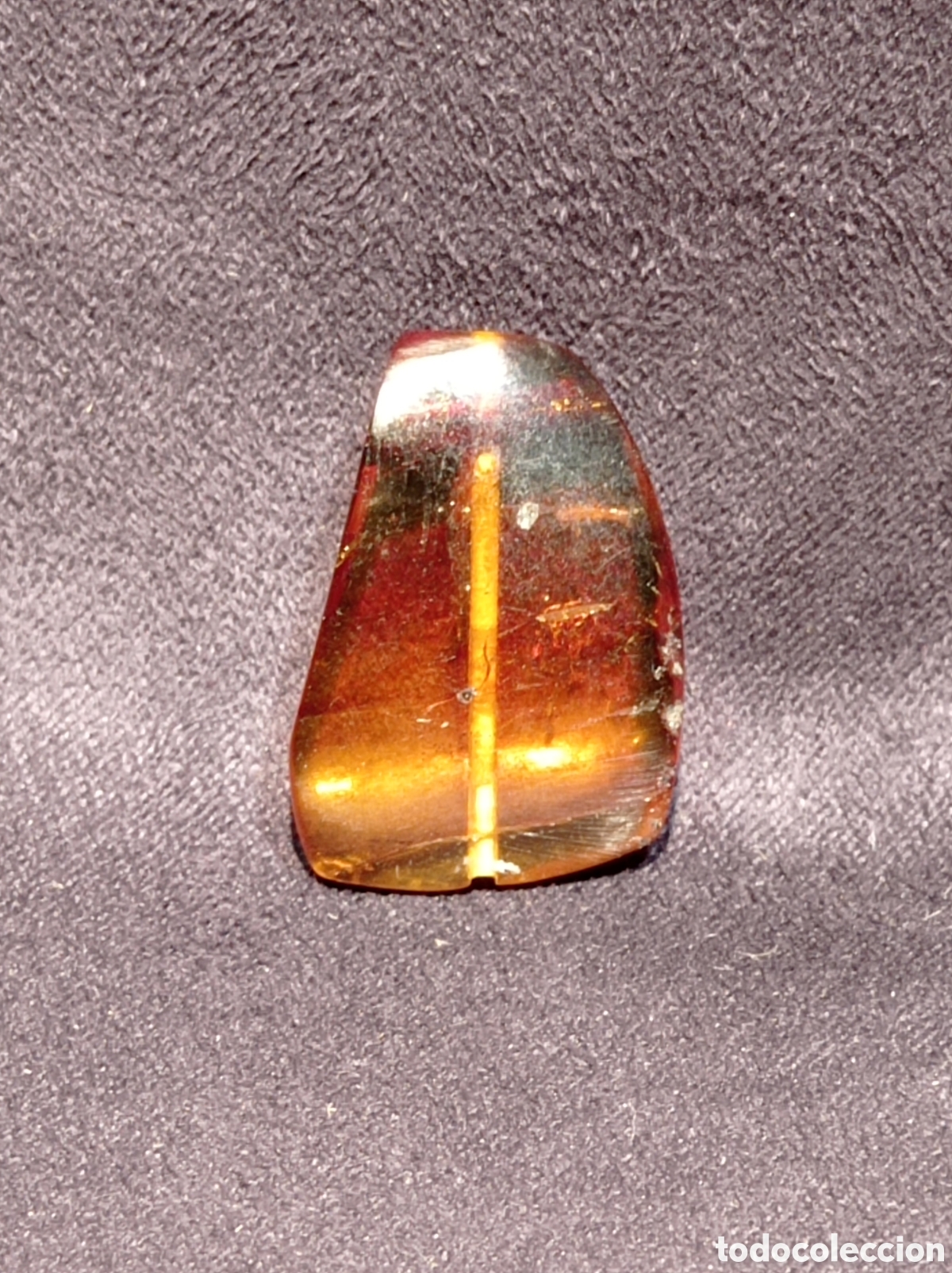 Coleccionismo de minerales: &Aacute;MBAR MEXICANO PERFORADO - Foto 2