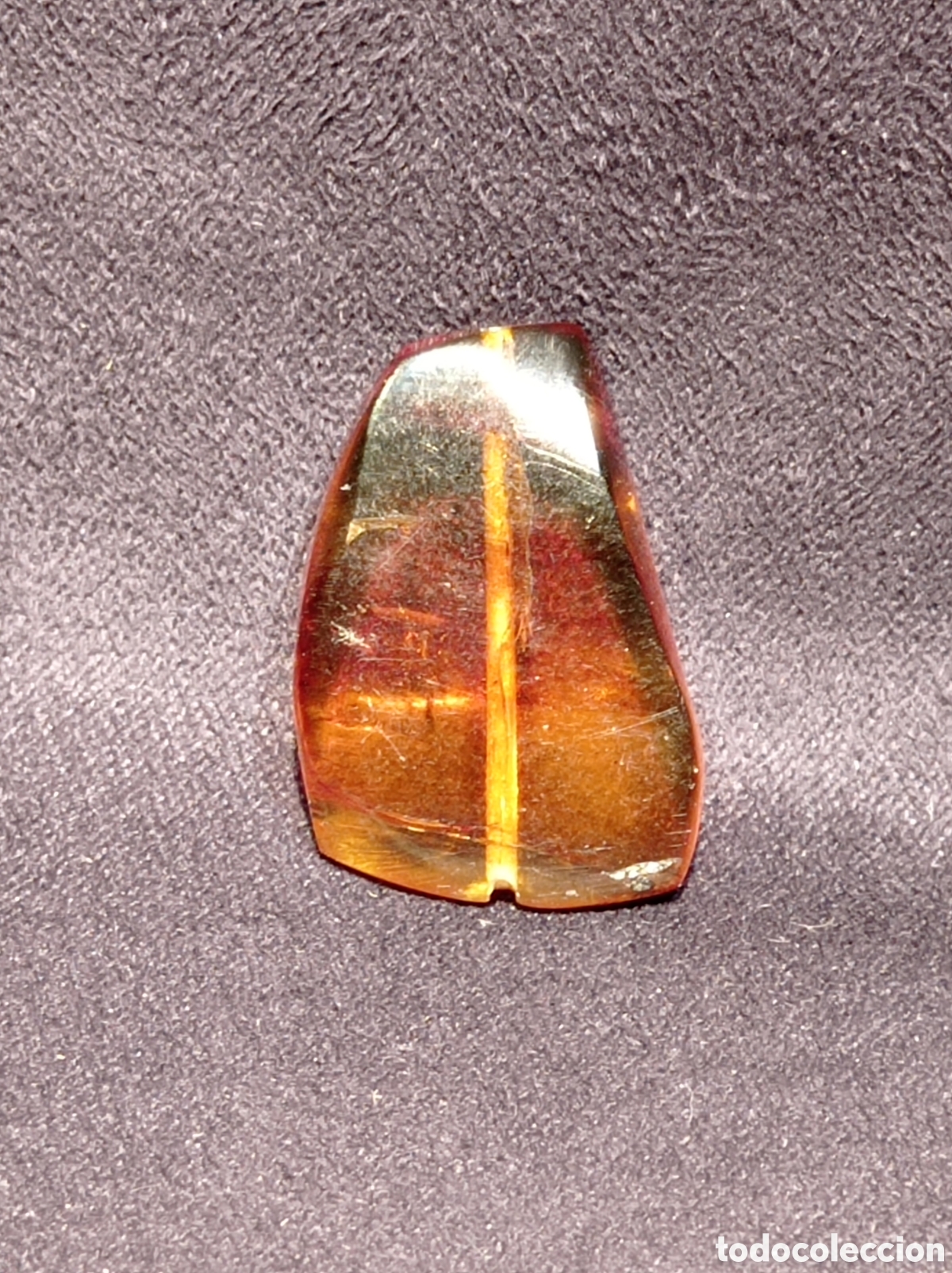 Coleccionismo de minerales: &Aacute;MBAR MEXICANO PERFORADO - Foto 1
