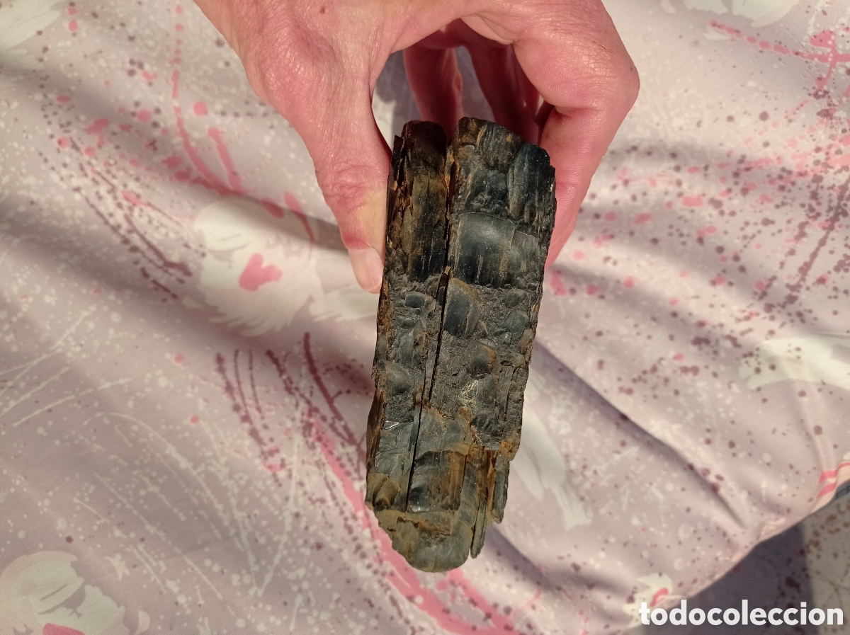 Coleccionismo de minerales: GRAN AZABACHE EN BRUTO 325 G - Foto 13