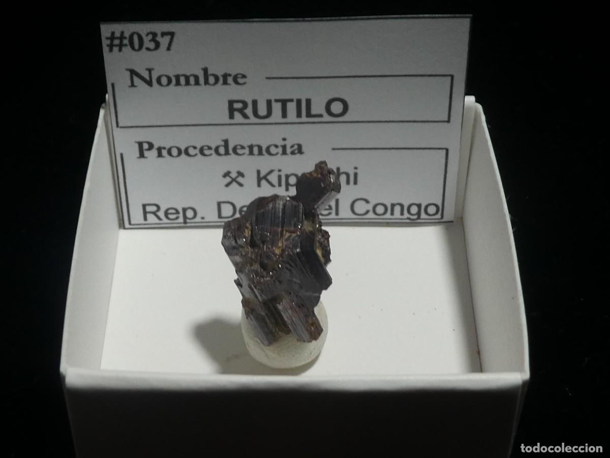 Coleccionismo de minerales: (037) RUTILO. REPUBLICA DEMOCRATICA DEL CONGO. - Foto 3