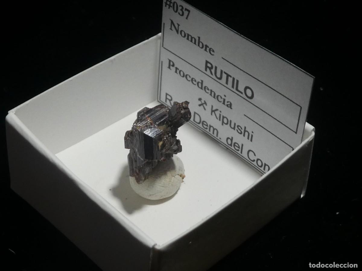 Coleccionismo de minerales: (037) RUTILO. REPUBLICA DEMOCRATICA DEL CONGO. - Foto 4