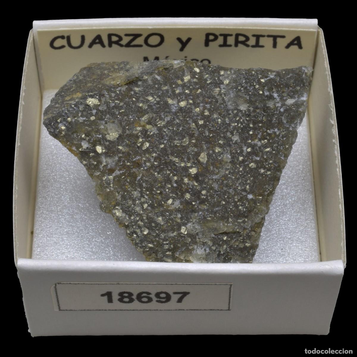 Coleccionismo de minerales: CUARZO con pirita (Mexico) #18697 - Foto 1