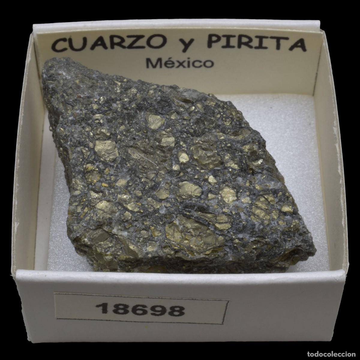 Coleccionismo de minerales: CUARZO con pirita (Mexico) #18698 - Foto 1