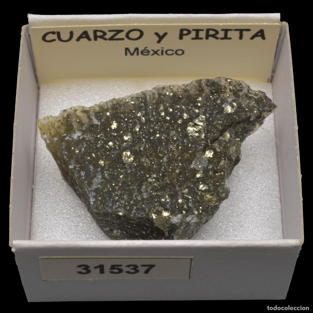 Coleccionismo de minerales: CUARZO con pirita (Mexico) #31537 - Foto 1
