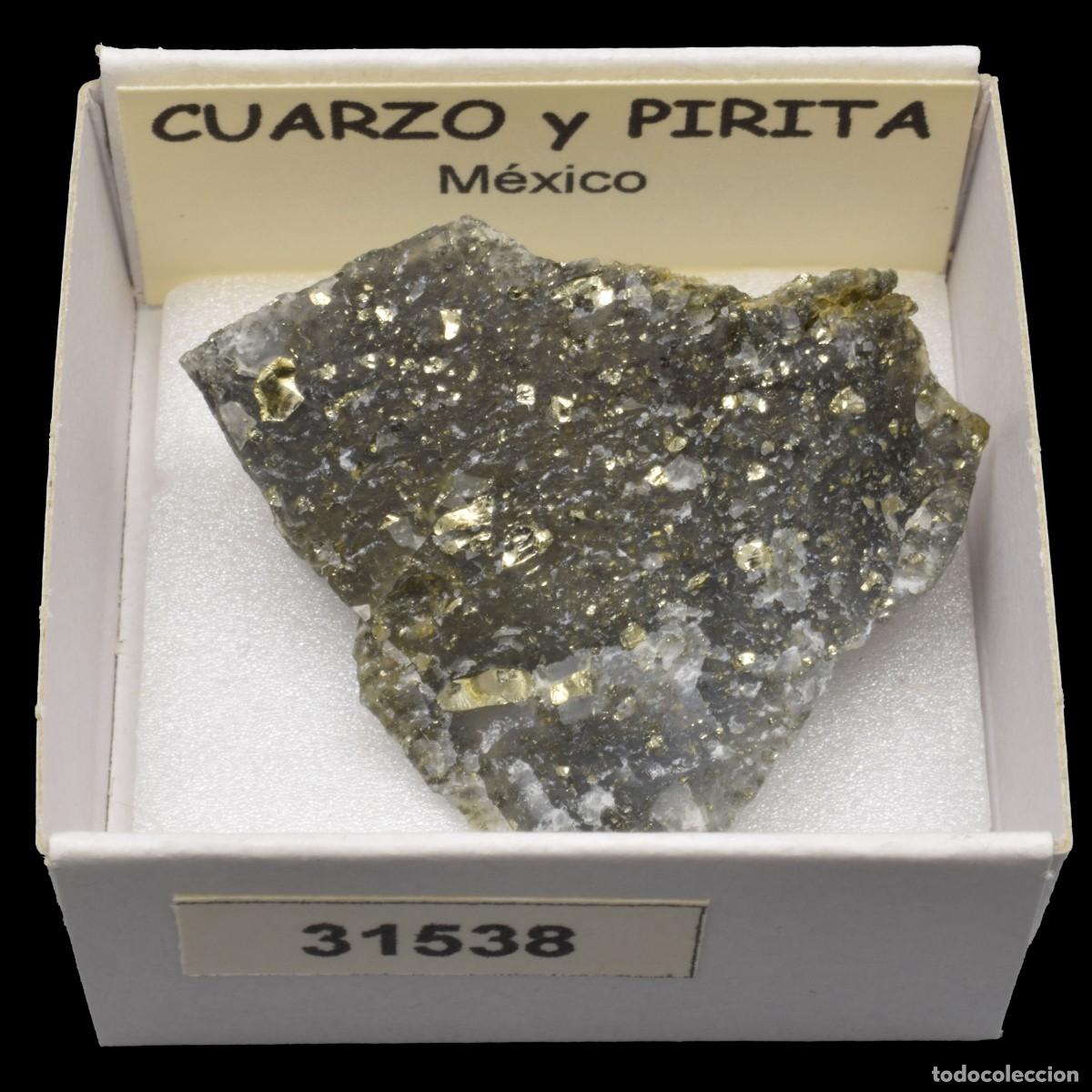 Coleccionismo de minerales: CUARZO con pirita (Mexico) #31538 - Foto 1