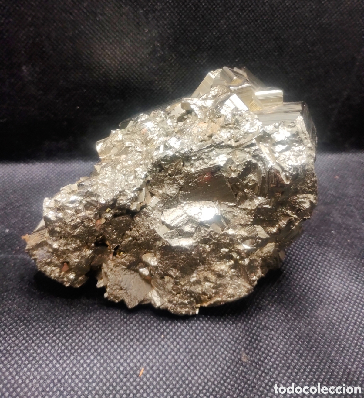Coleccionismo de minerales: Gran Pirita maclada 1.137 gr. - Foto 3