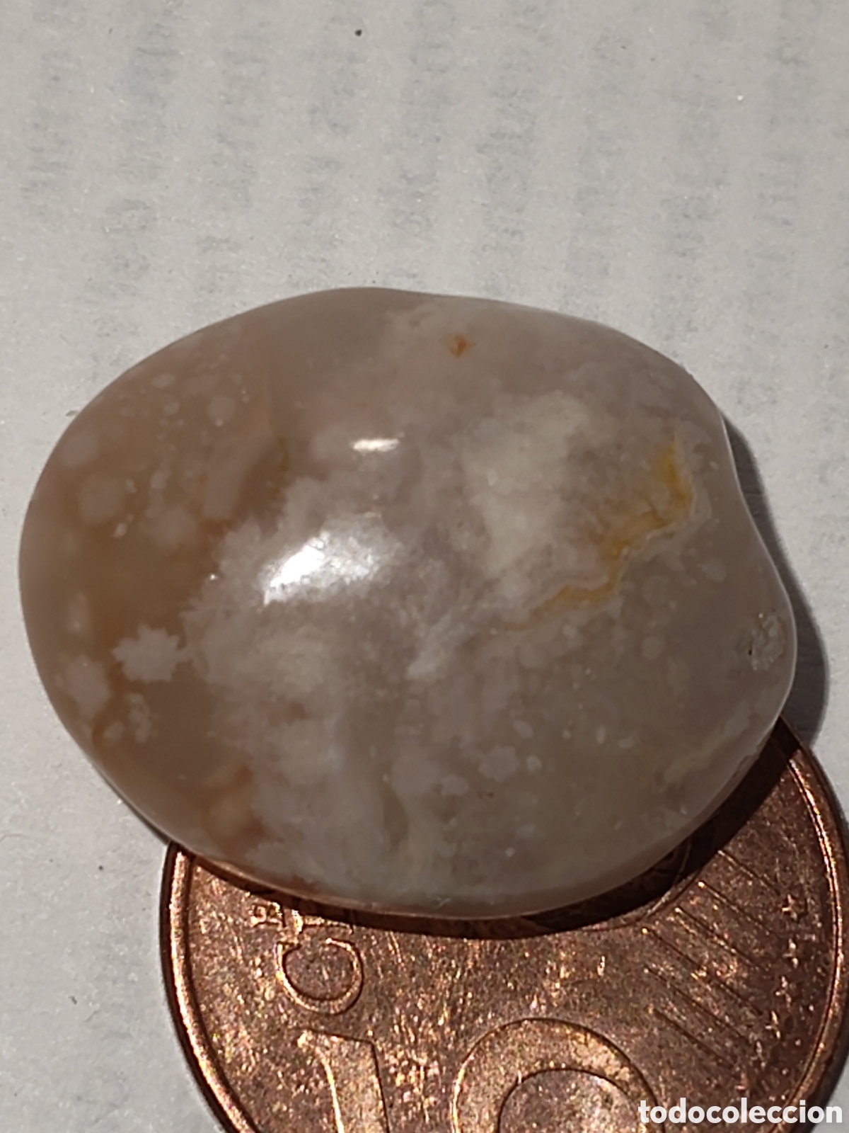 Sammlung von Mineralien: Piedra natural pulida &Aacute;gata Flor de cerezo de 31,90 Cts