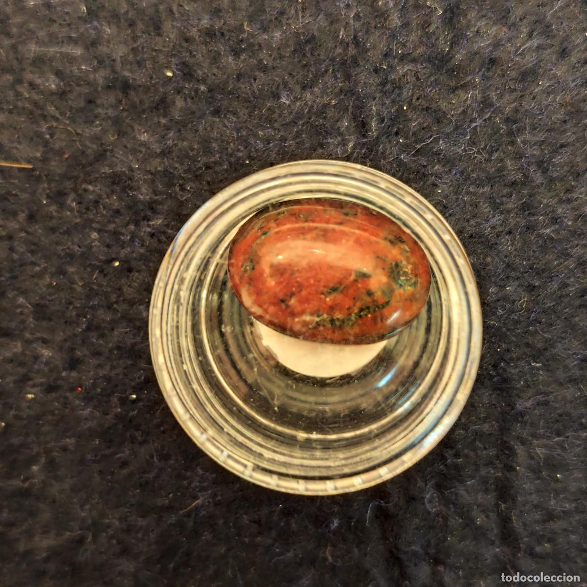 Sammlung von Mineralien: JASPE SARDO TALLA CABUJON OVAL MED. 18 X 13 MM. PESO 9,95 CTS