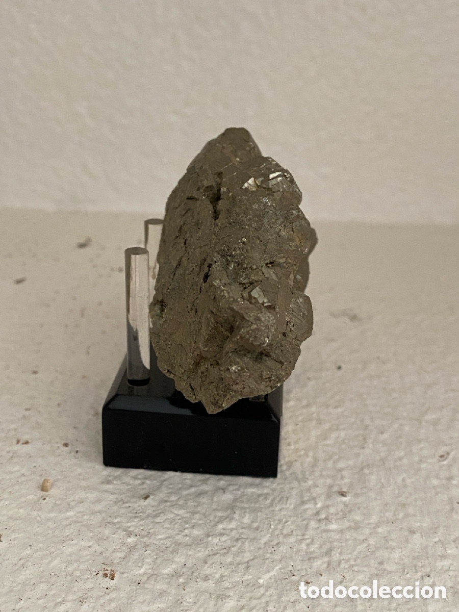 Coleccionismo de minerales: Pirita de per&uacute; con peana - Foto 6