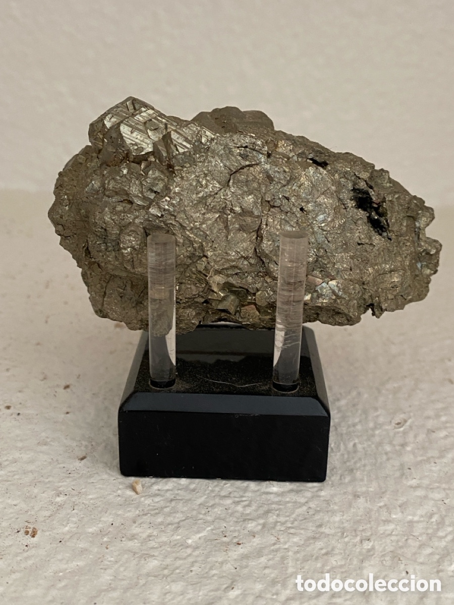 Coleccionismo de minerales: Pirita de per&uacute; con peana - Foto 7