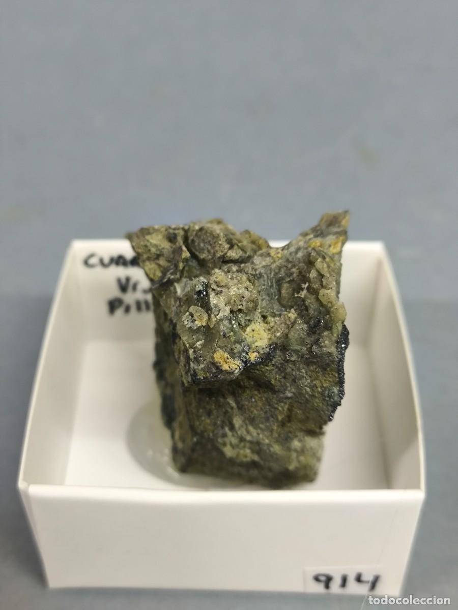 Coleccionismo de minerales: CUARZO PRASIO+HEMATITES - MINERAL. Lleida - Foto 1