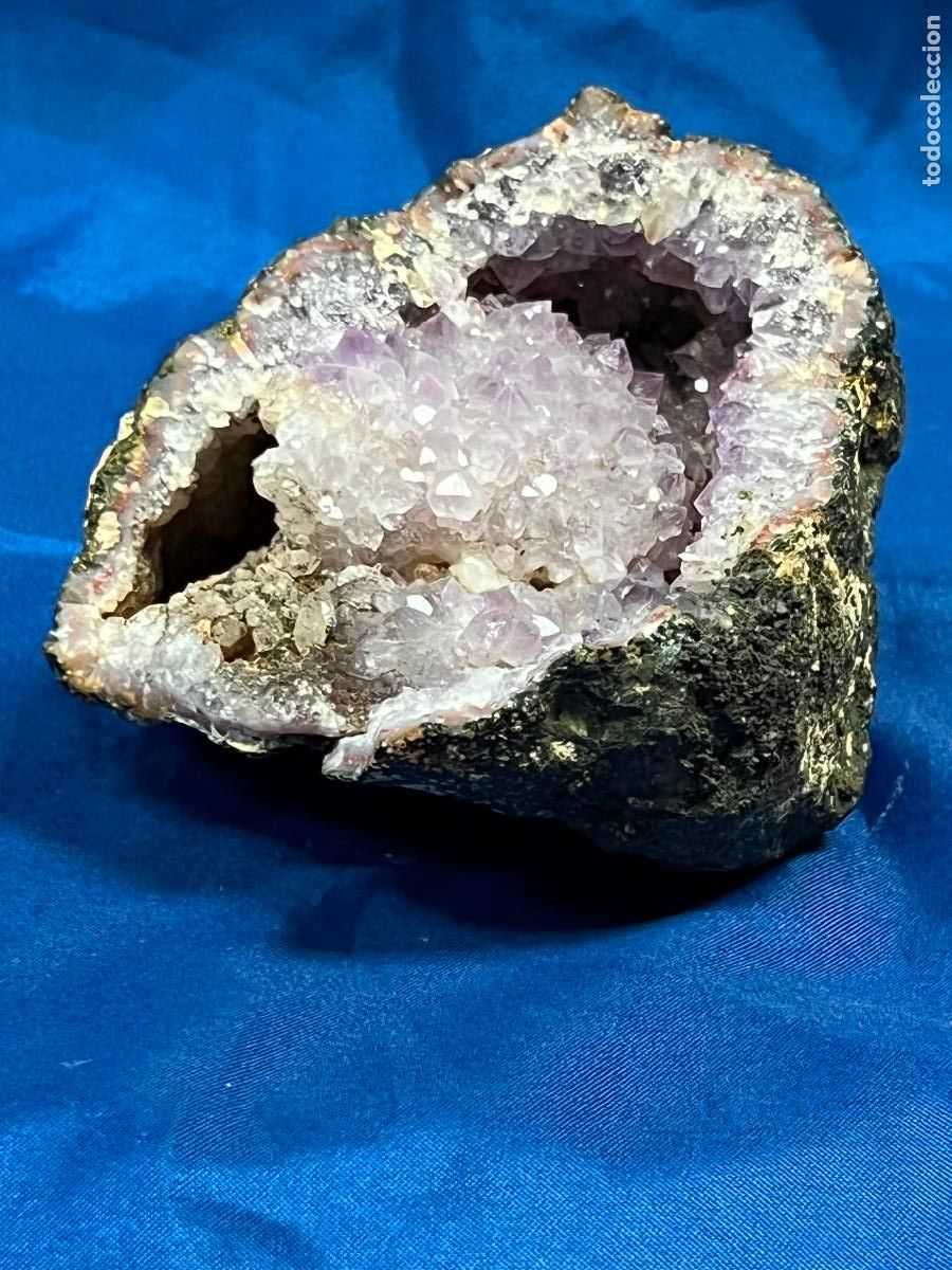 Coleccionismo de minerales: Geoda original 11 cm de largo