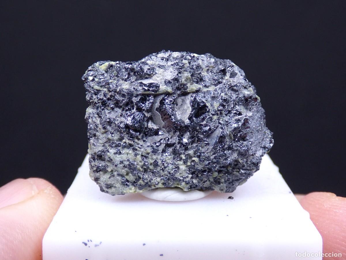 Coleccionismo de minerales: ✅FDMINERALS✅ ⚒️ CROMITA EN SERPENTINA ⚒️ Dep&oacute;sito de Cromita, Tomarza, Kayseri, Turqu&iacute;a - er117