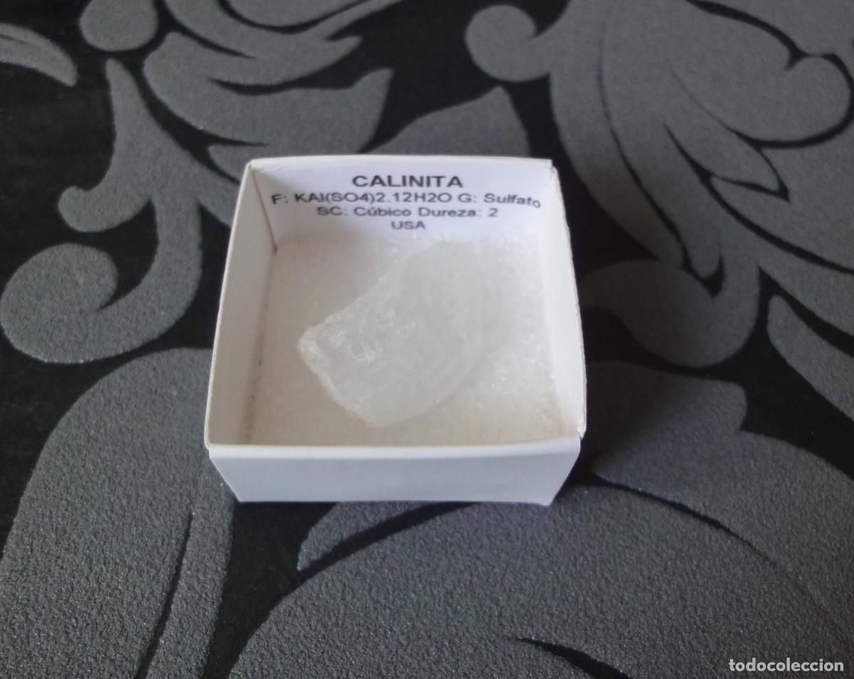 Coleccionismo de minerales: MINERAL CALINITA MINERALES EN CAJA 4X4 CM