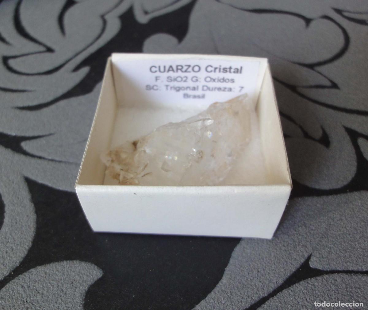 Coleccionismo de minerales: MINERAL CUARZO MINERALES EN CAJA 4X4 CM