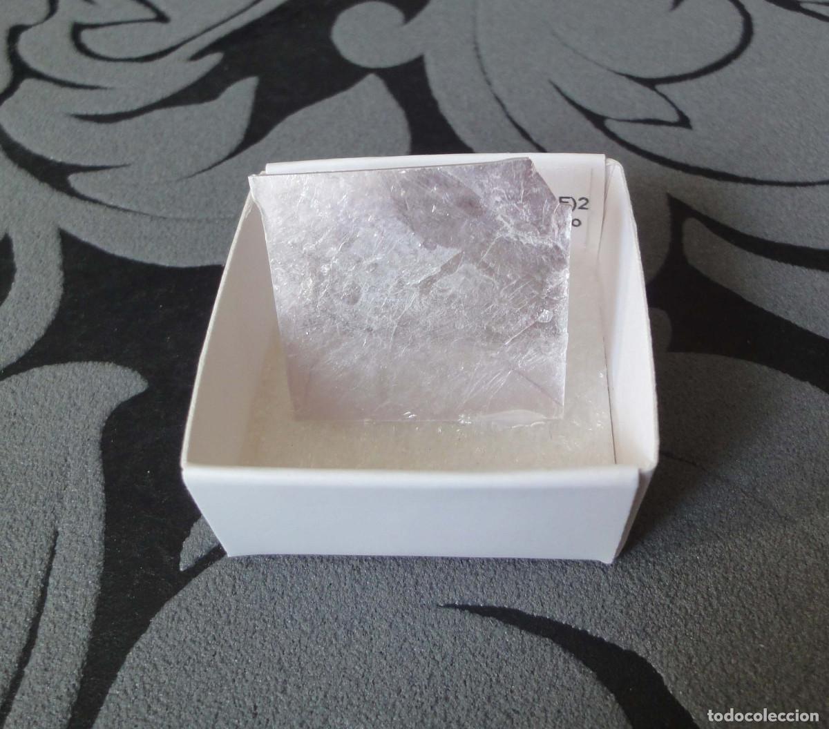 Coleccionismo de minerales: MINERAL LEPIDOLITA MINERALES EN CAJA 4X4 CM