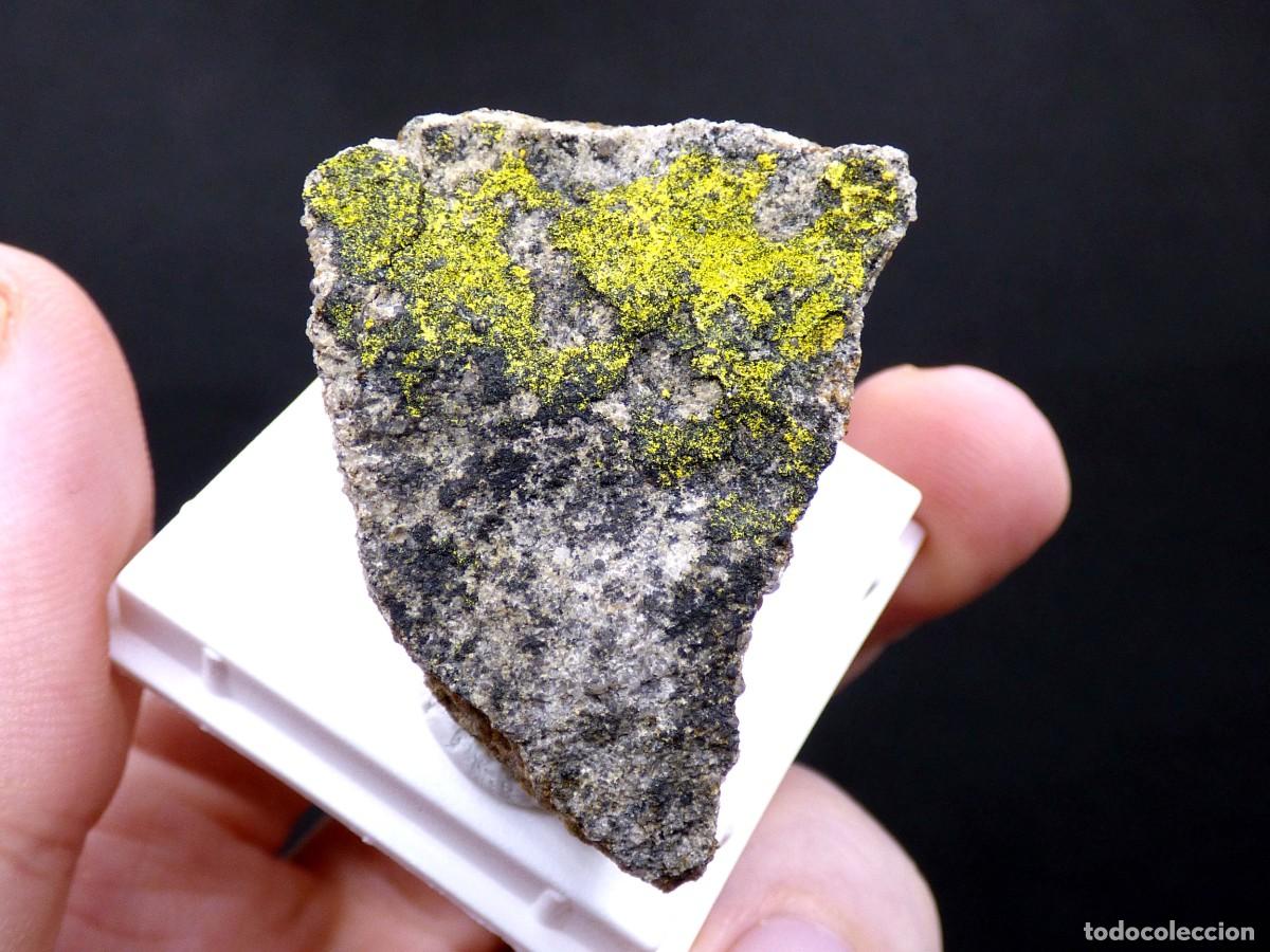 Coleccionismo de minerales: ✅FDMINERALS✅ ⚒️ METATYUYAMUNITA CON BOKITA ⚒️ Mina Monument No. 2, Arizona, EEUU - er147