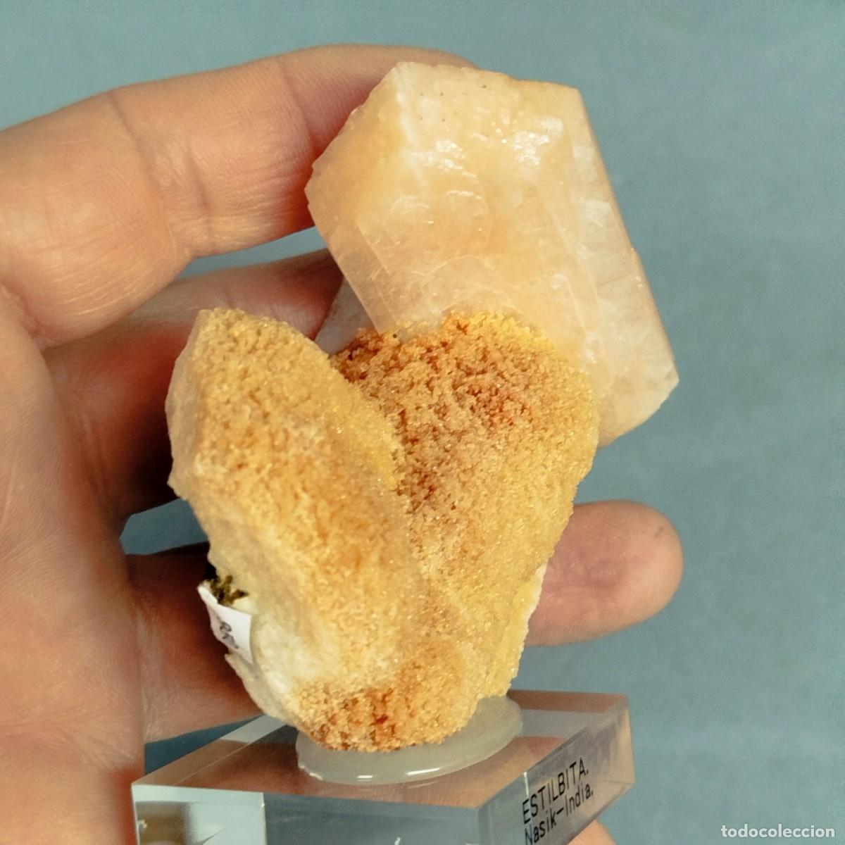 Coleccionismo de minerales: ESTILBITA - Mineral. India - Foto 4