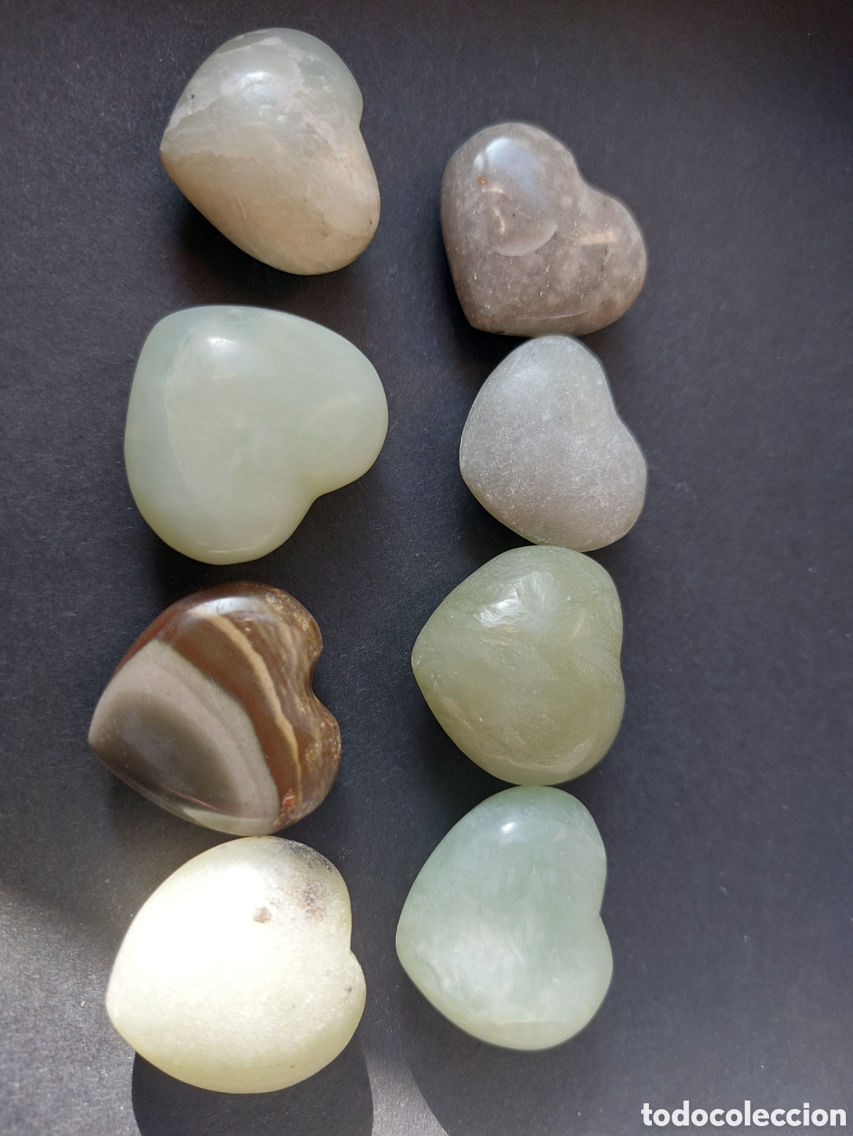 Coleccionismo de minerales: Pack de 8 corazones de minerales