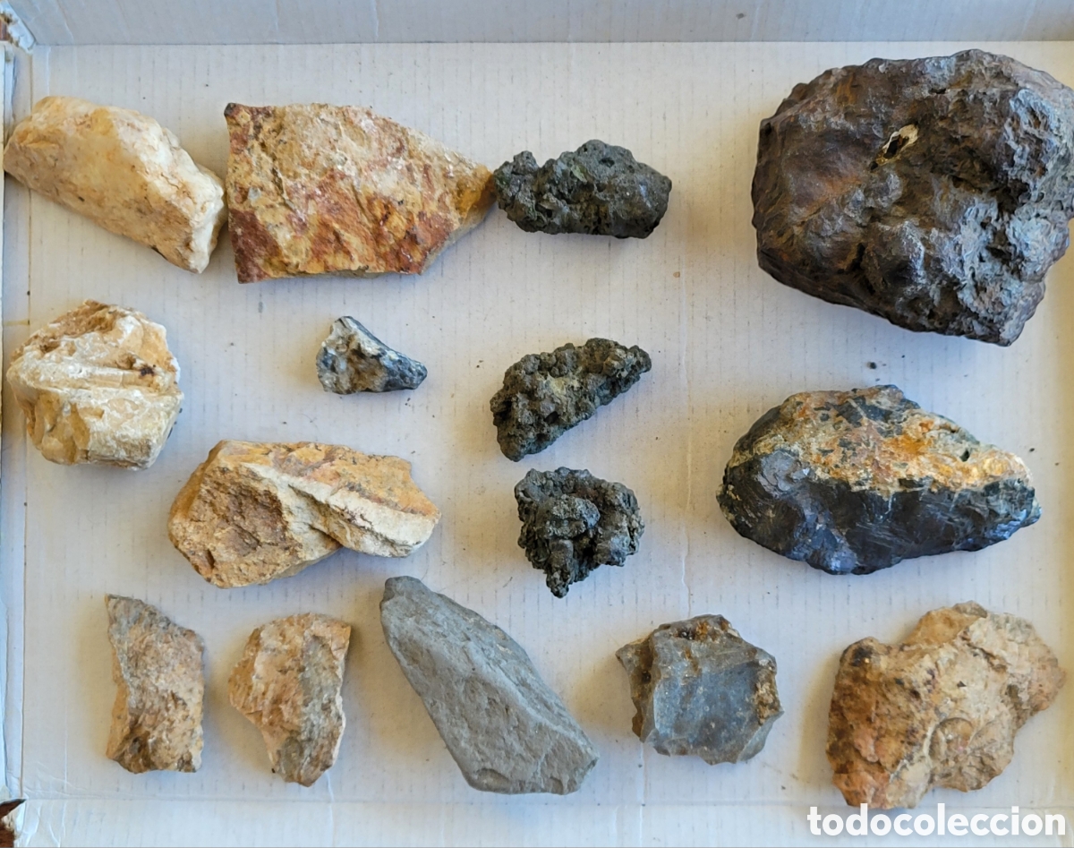 Coleccionismo de minerales: Lote 15 minerales variados