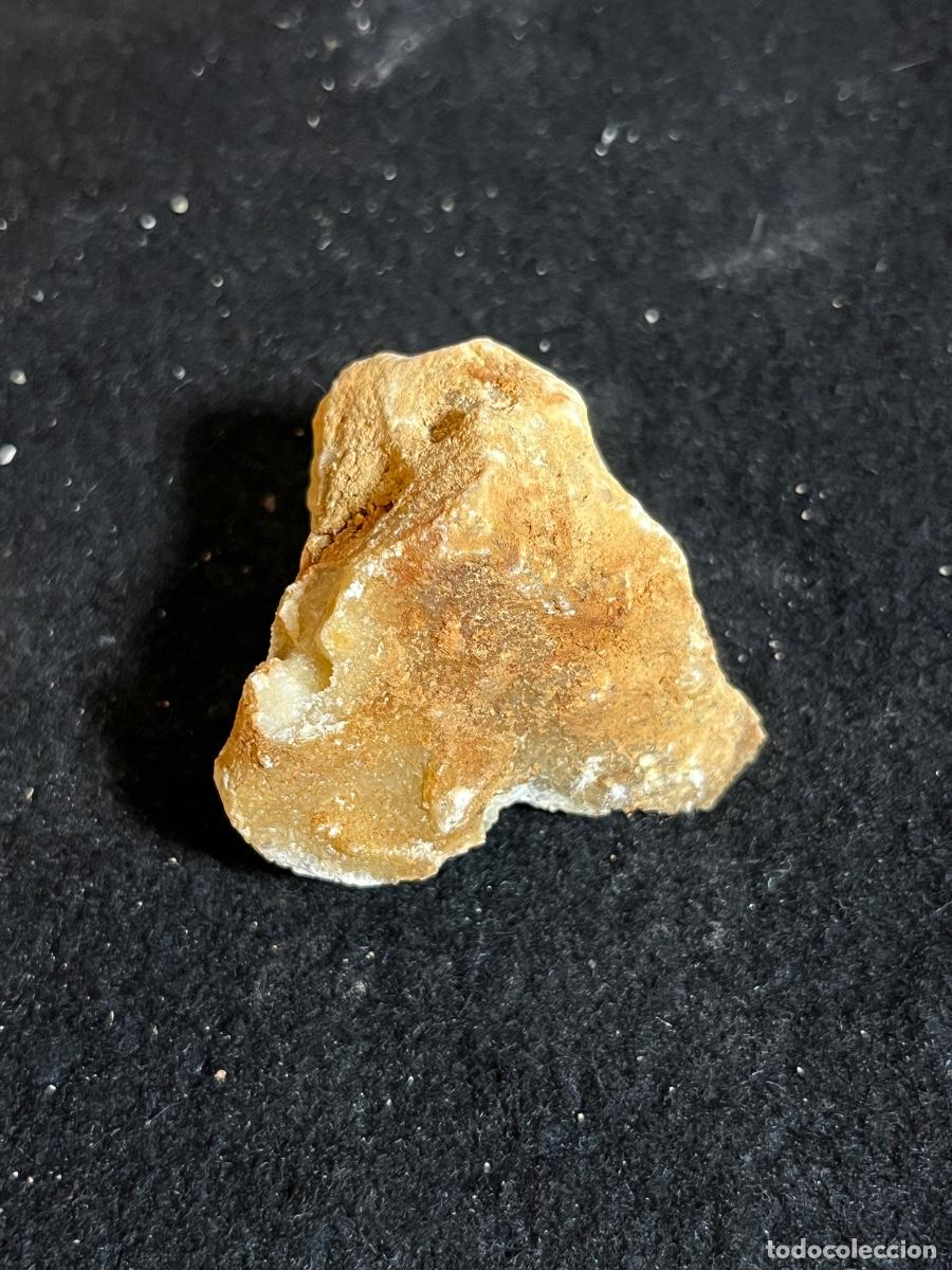 Coleccionismo de minerales: Cuarzo citrino natural bruto mineral amarillo vintage geolog&iacute;a colecci&oacute;n decorativa