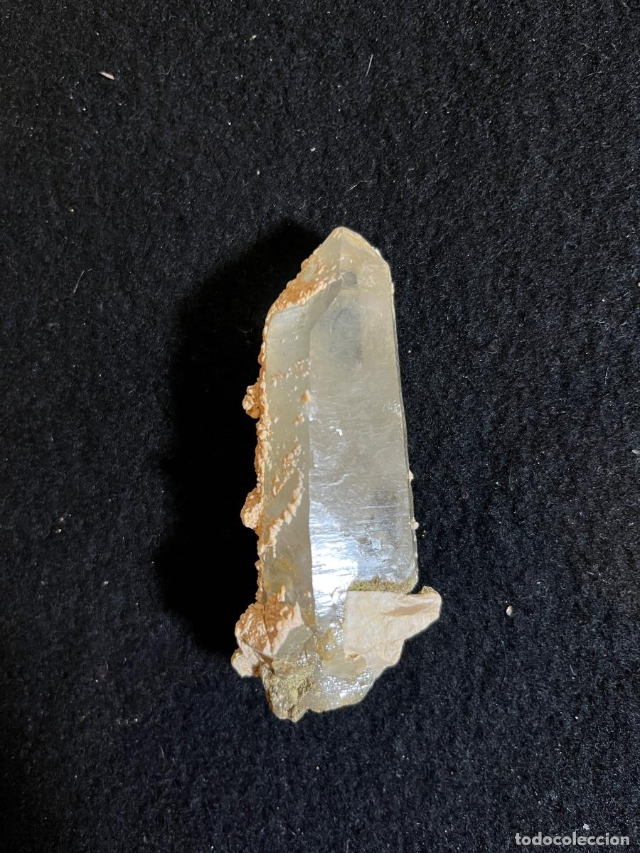 Mineral collecting: Cristal cuarzo hialino natural punta prisma cristal roca mineral colecci&oacute;n vintage