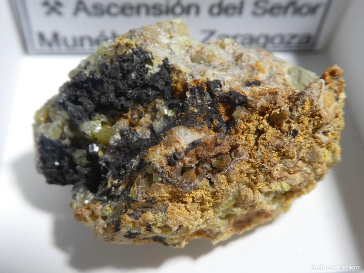 Coleccionismo de minerales: (015) CESAROLITA + PIROMORFITA, ZARAGOZA, ESPA&Ntilde;A.