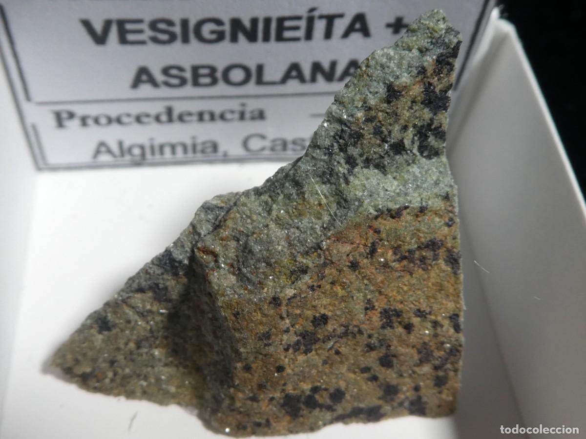 Coleccionismo de minerales: (023)VESIGNIE&Iacute;TA + ASBOLANA, CASTELL&Oacute;N, ESPA&Ntilde;A.