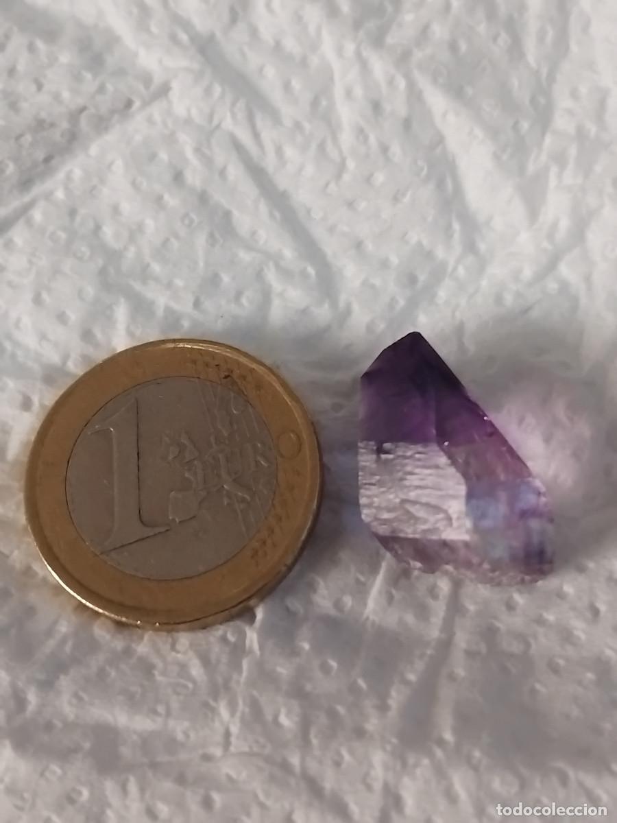 Coleccionismo de minerales: AMATISTA (MARRUECOS) - Punta cristal de cuarzo variedad amatista amethyst - MINERALES DE COLECCi&Oacute;N