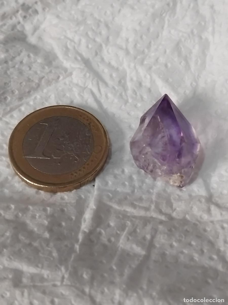 Coleccionismo de minerales: AMATISTA (MARRUECOS) - Punta cristal de cuarzo variedad amatista amethyst - MINERALES DE COLECCi&Oacute;N