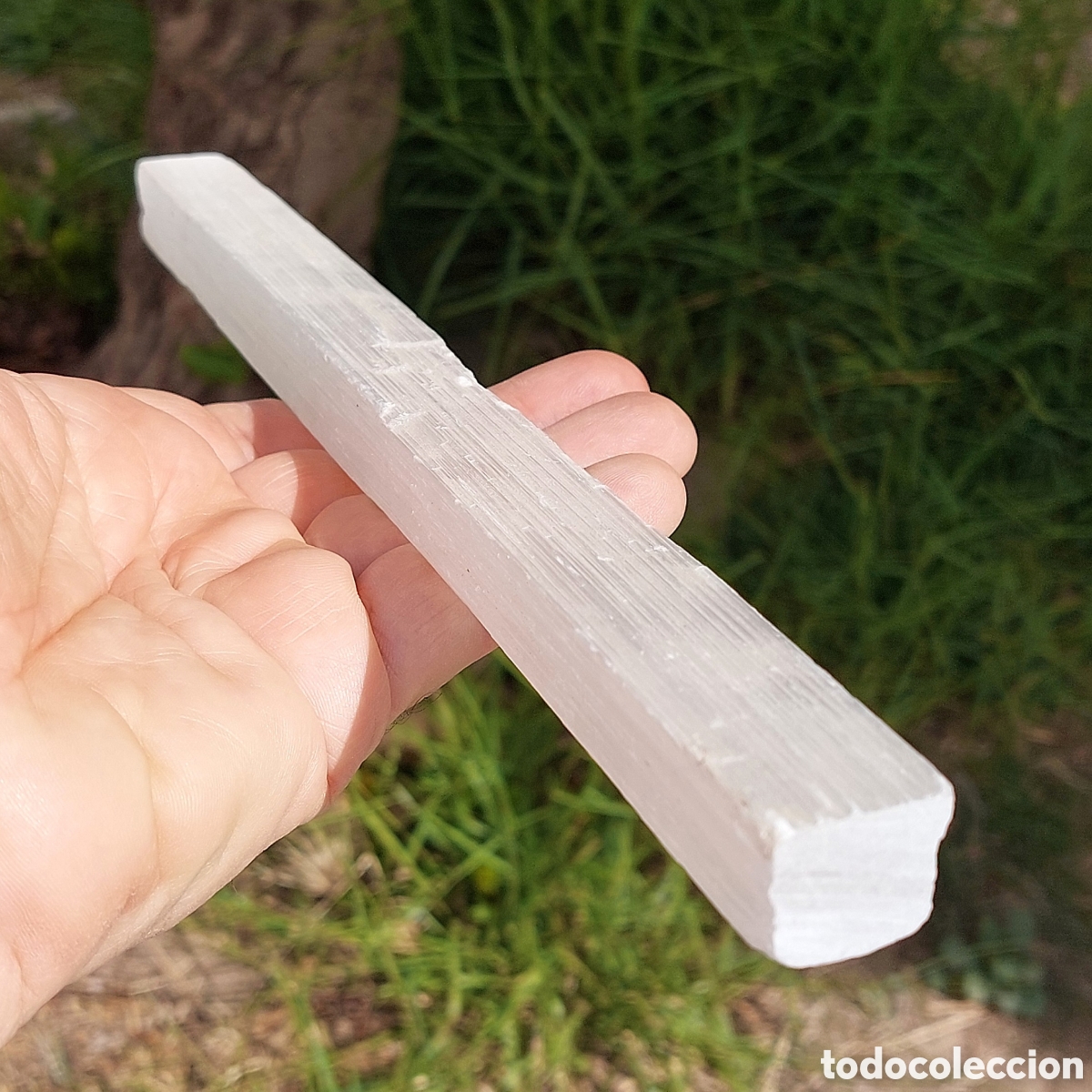 Coleccionismo de minerales: Barra de Mineral Selenita 30cm