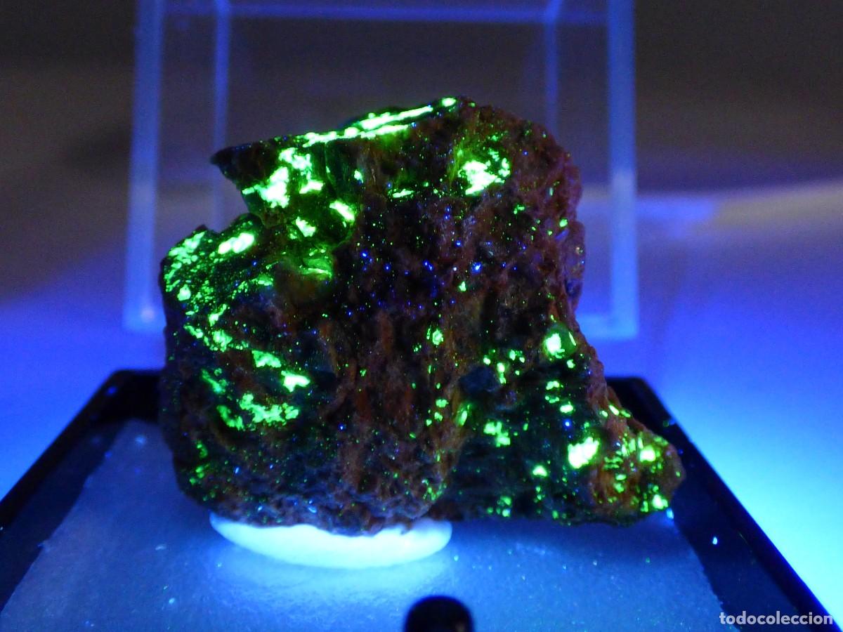 Coleccionismo de minerales: ✅FDMINERALS✅ ⚒️ META-AUTUNITA ⚒️ Roanne, Loira, Auvernia-R&oacute;dano-Alpes, Francia - er208