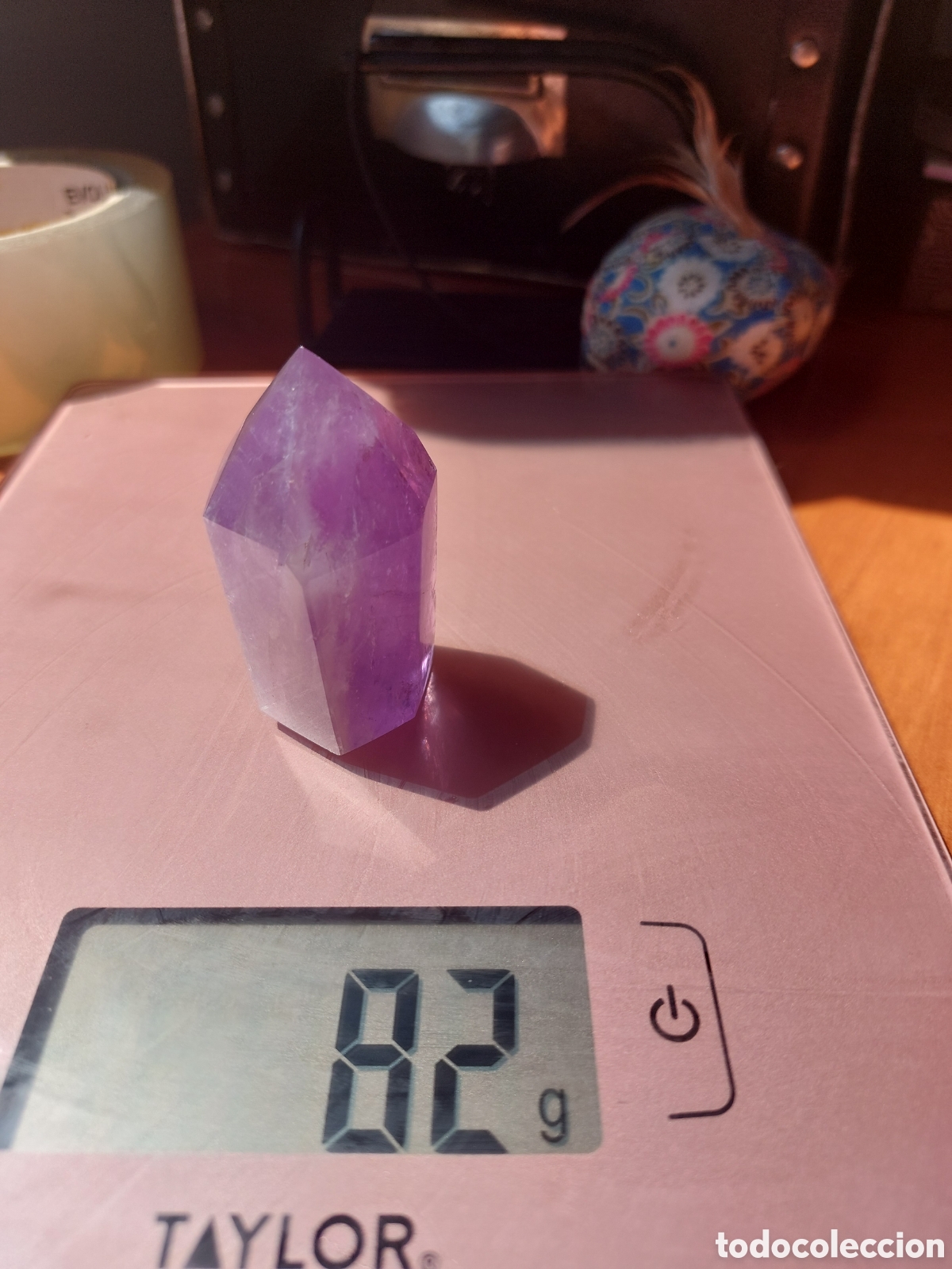 Coleccionismo de minerales: Magnifica amatista pulida