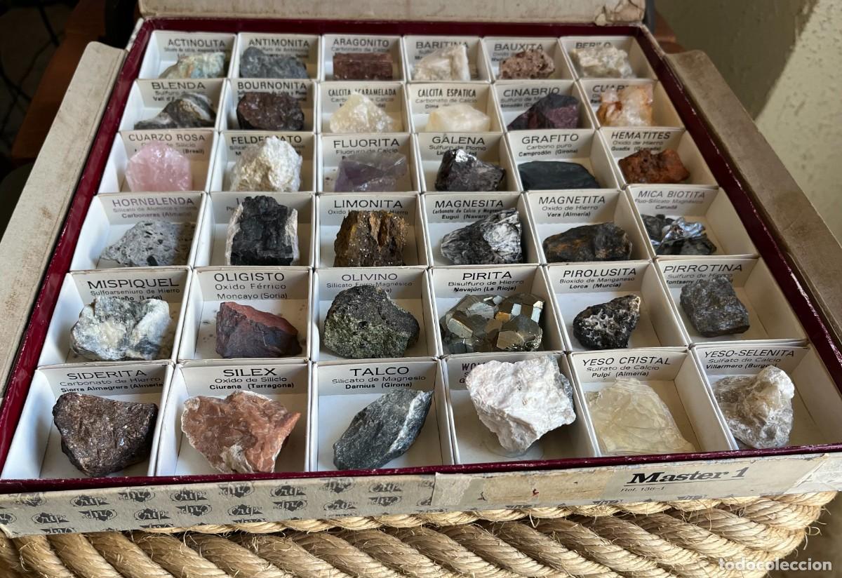 Coleccionismo de minerales: COLECCI&Oacute;N DE 36 MINERALES CRIP MASTER 1