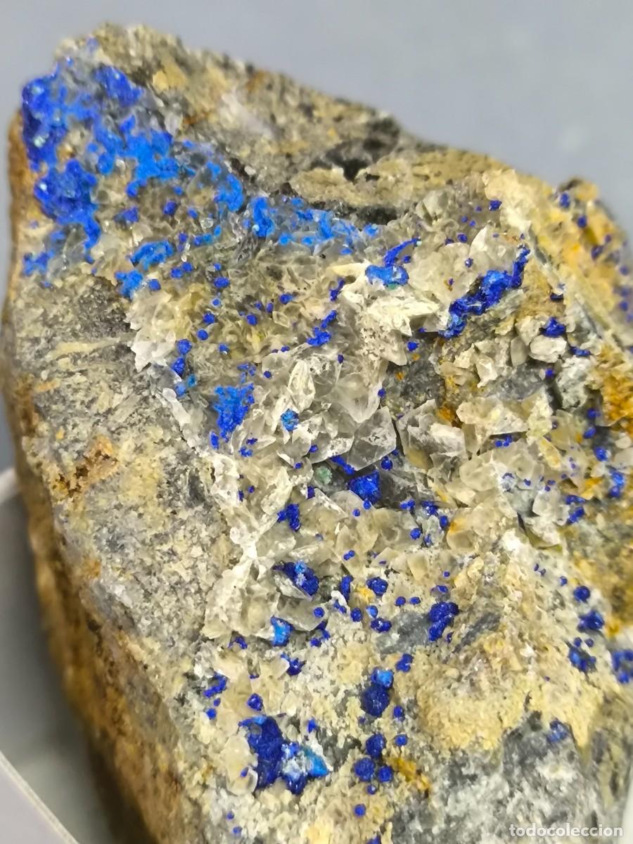 Coleccionismo de minerales: AZURITA - MINERAL. 4X4 Girona