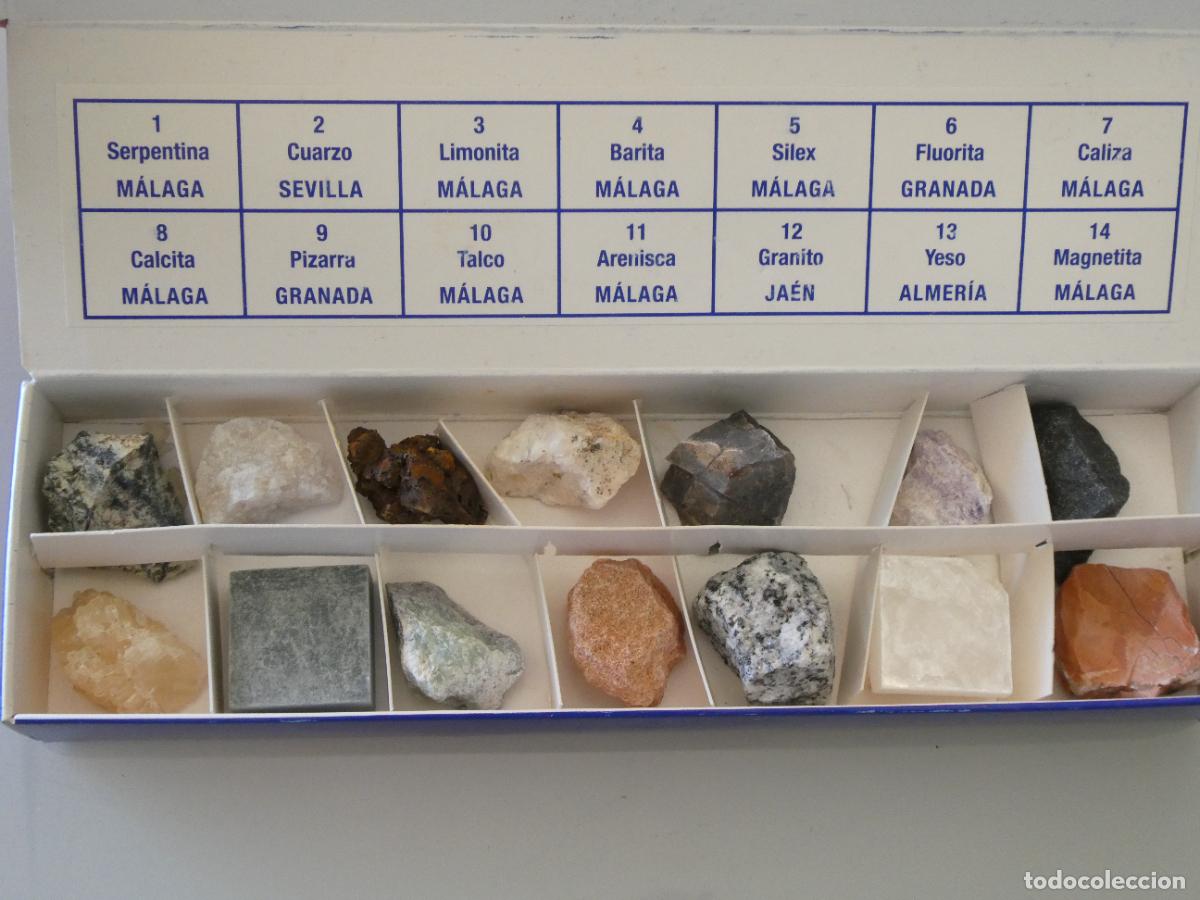 Coleccionismo de minerales: COLECCI&Oacute;N DID&Aacute;CTICA MINERALES Y ROCAS. M&Aacute;LAGA SEVILLA GRANADA JAEN LIONS INTERNATIONAL LEONES. 360GR