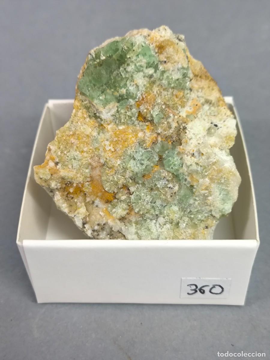 Coleccionismo de minerales: FLUORITA - MINERAL. 4X4