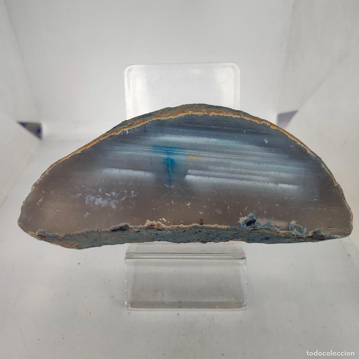 Coleccionismo de minerales: CUARZO &Aacute;GATA GEODA AZUL - Foto 2