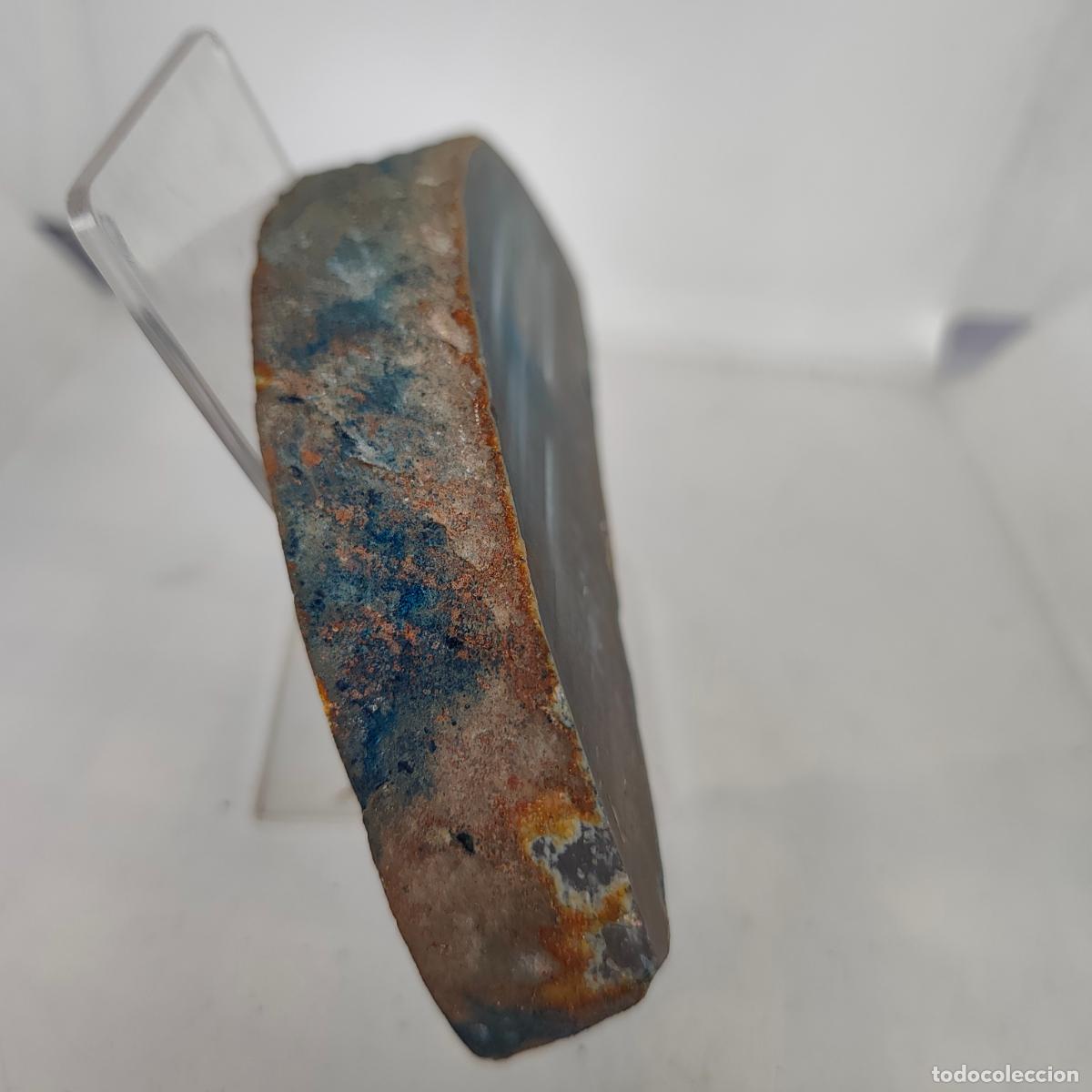 Coleccionismo de minerales: CUARZO &Aacute;GATA GEODA AZUL - Foto 3