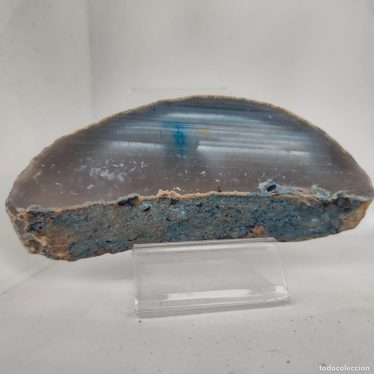 Coleccionismo de minerales: CUARZO &Aacute;GATA GEODA AZUL - Foto 4