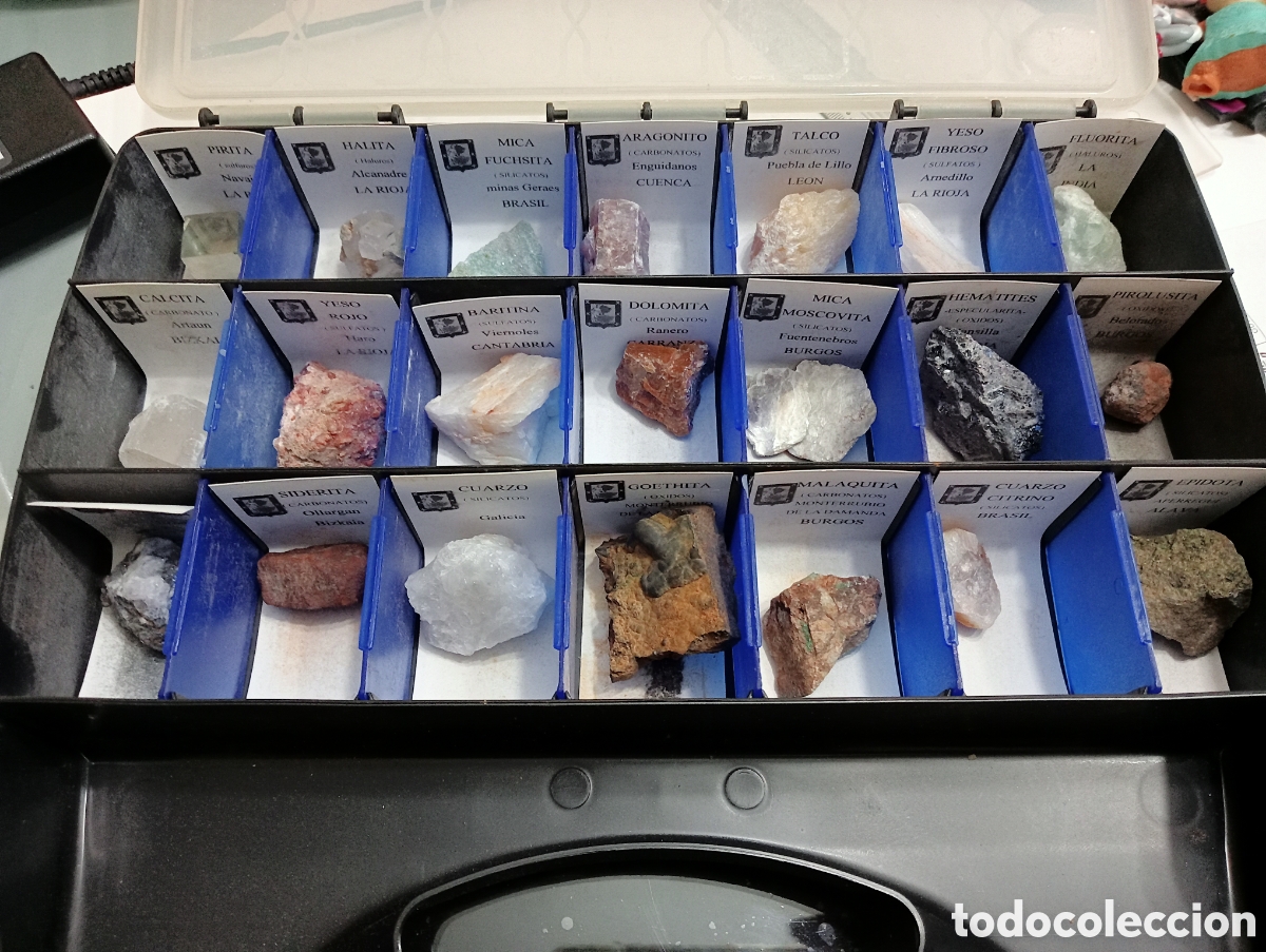 Coleccionismo de minerales: Caja colecci&oacute;n de minerales