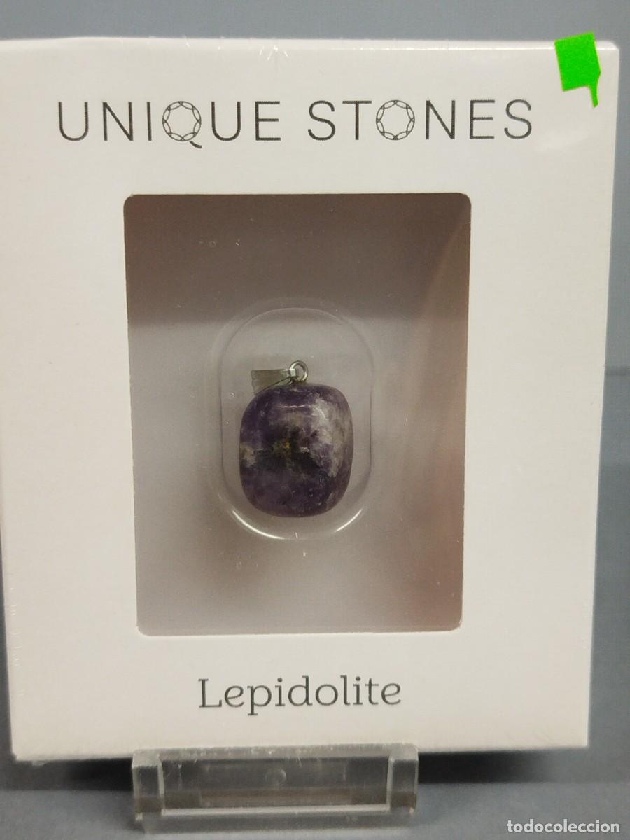 Coleccionismo de minerales: LEPIDOLITE - Colgante Mineral.