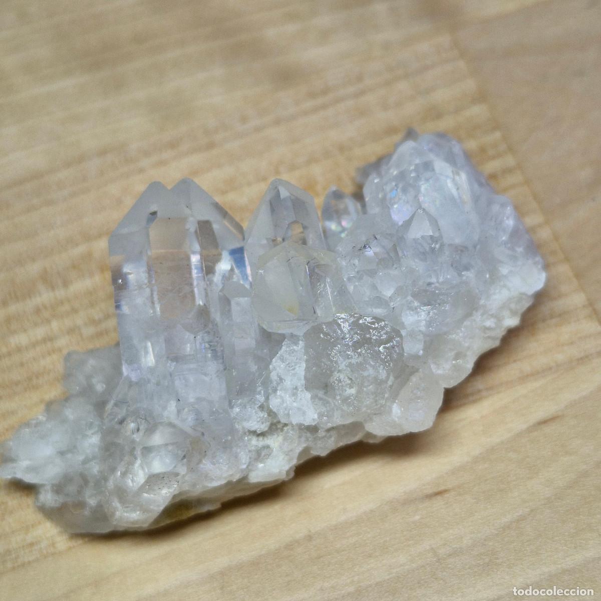 Coleccionismo de minerales: Drusa de Cuarzo Maestro Abundancia Cristal Mineral Natural AAA+