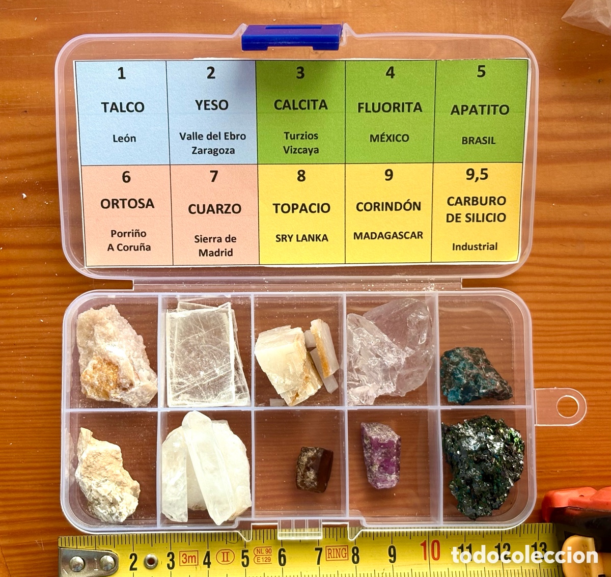 Coleccionismo de minerales: Escala de Dureza Mohs 10 Minerales