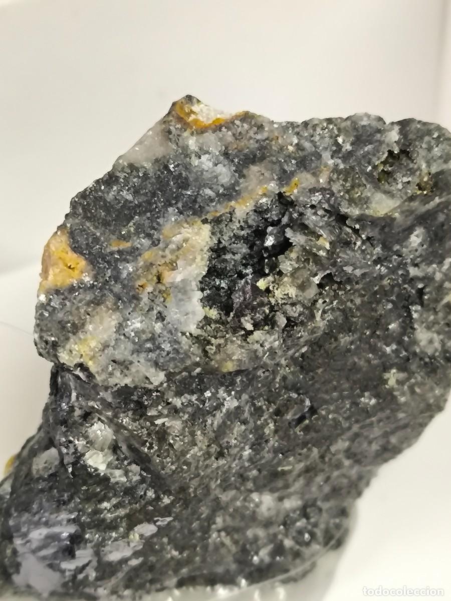 Coleccionismo de minerales: CERUSITA sobre GALENA - MINERAL. 4X4. Tarragona